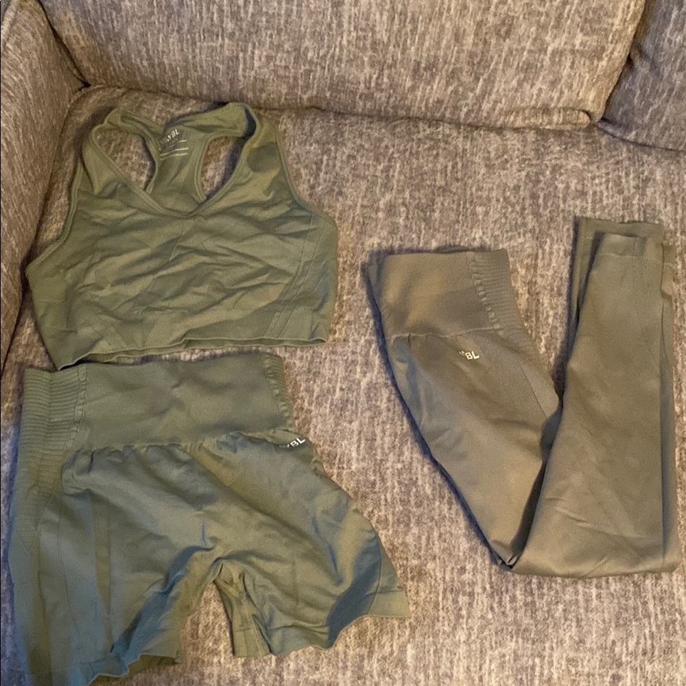 Aybl Light Green Workout Set